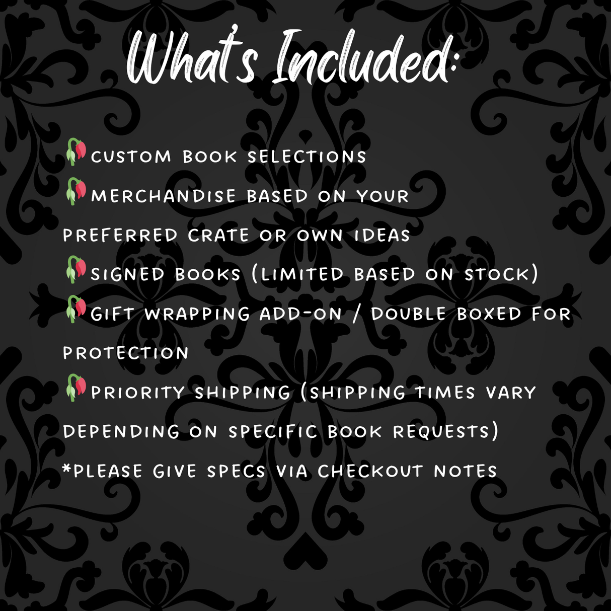 (π«¦M+)Build Your Own Custom Dark Romance Book Box Subscription - Dark Romance Crates