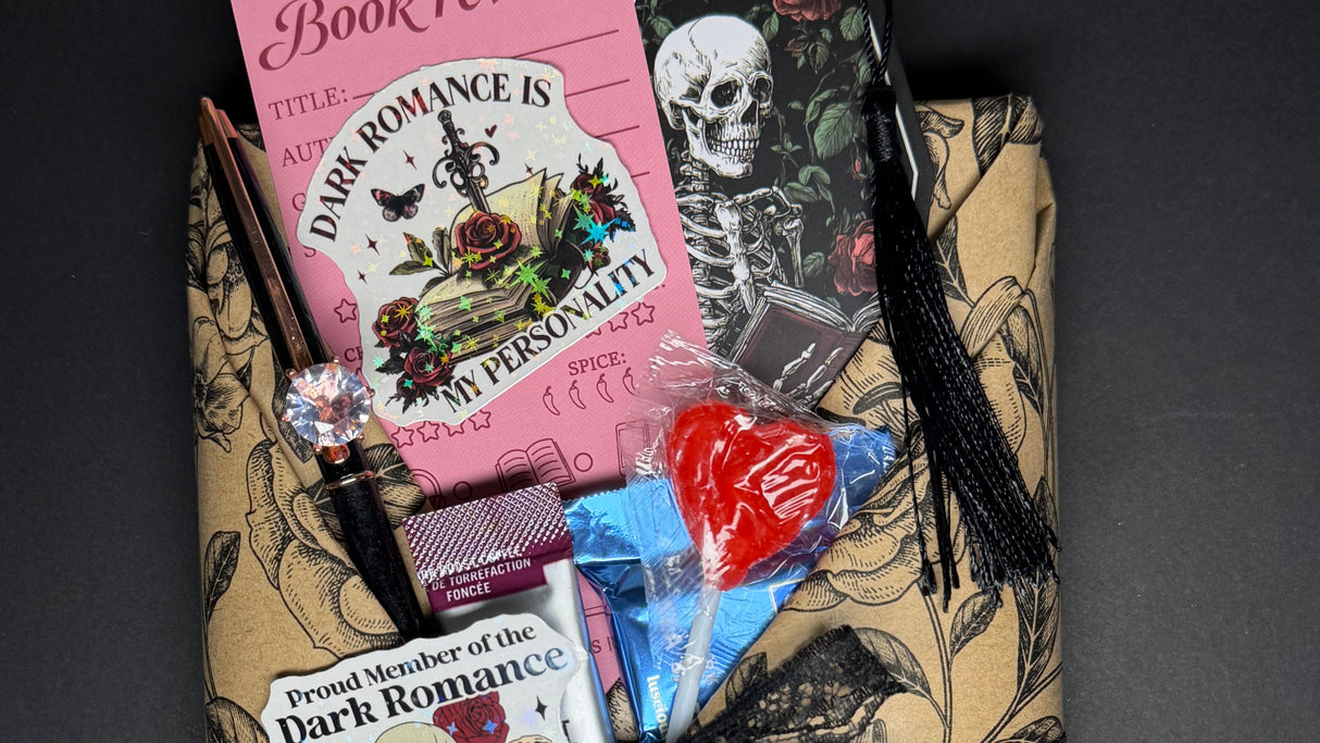 Dark Smut Blind Date Book, Sleeve & Candle Set β Surprise Romance Reader Gift