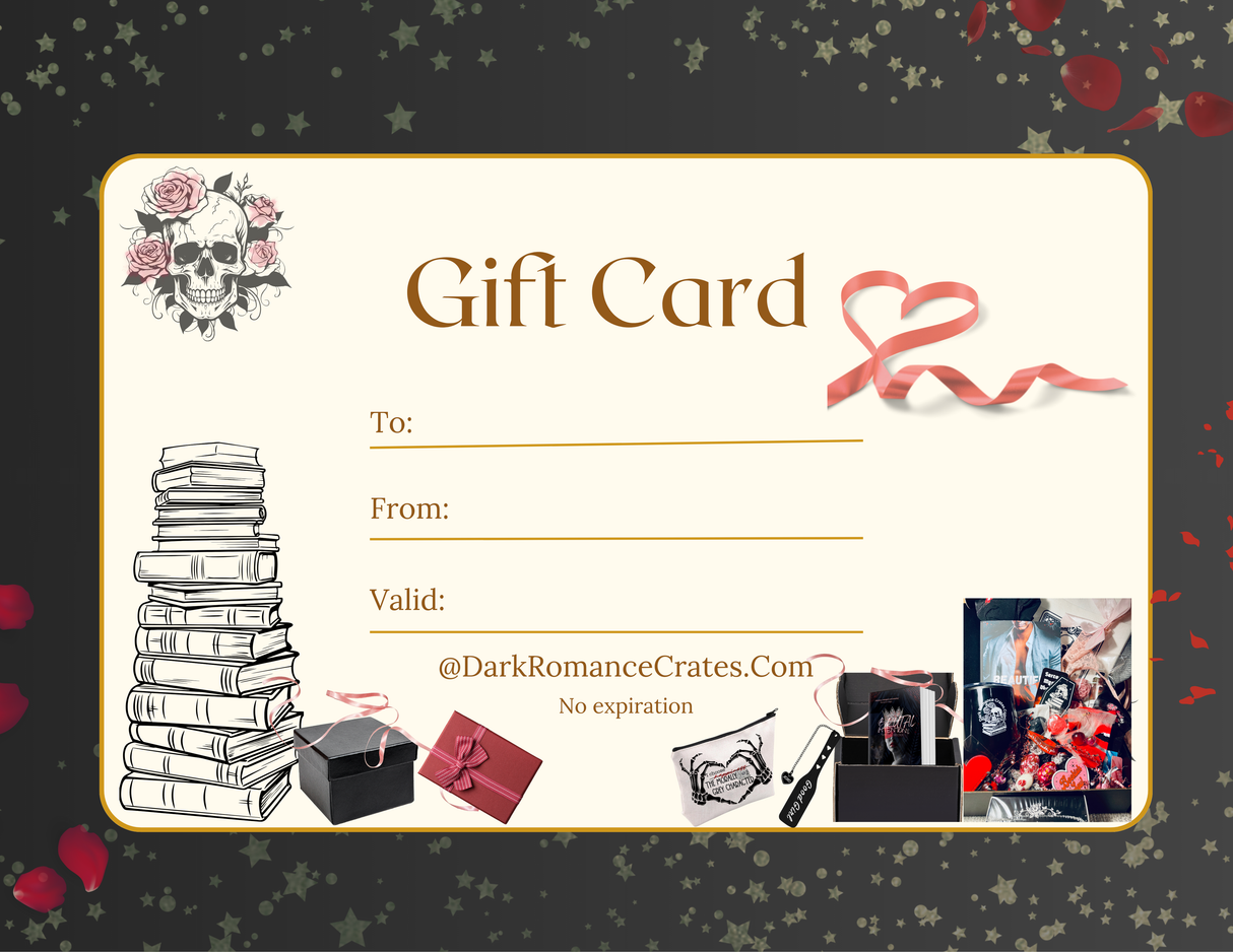 π Book Lover Gift Cards / Dark Romance Gift Cards