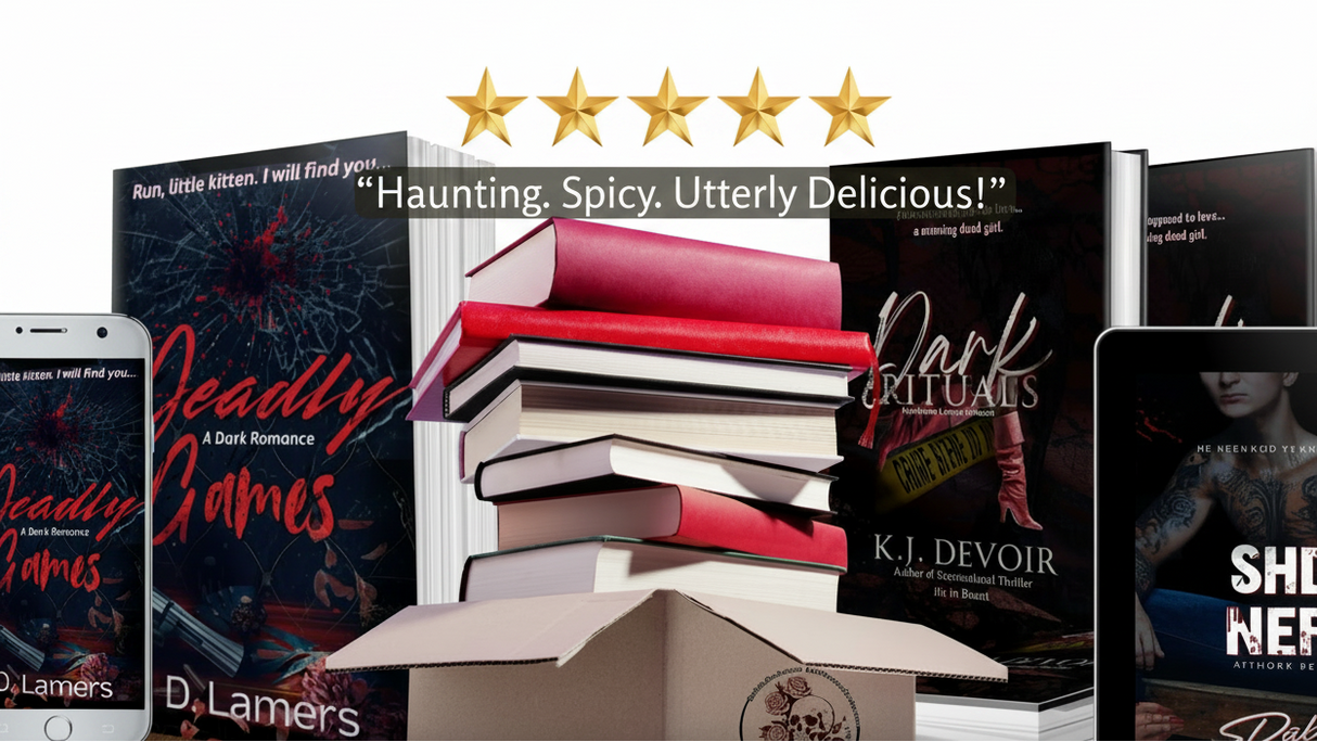 Half-a-Foot of Dark Romance books, oh my!