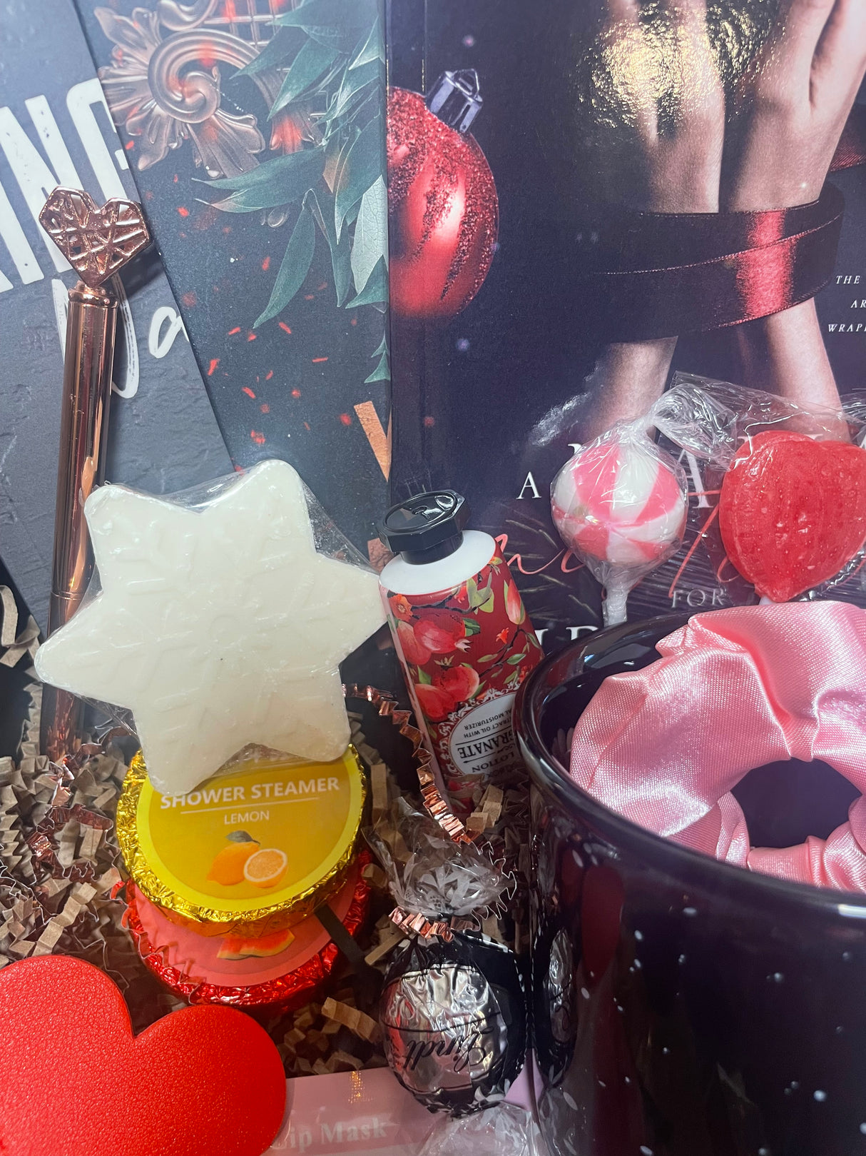 Holiday Book Box - Dark & Spicy Reads, Luxury Spa, Jewelry, optional toys