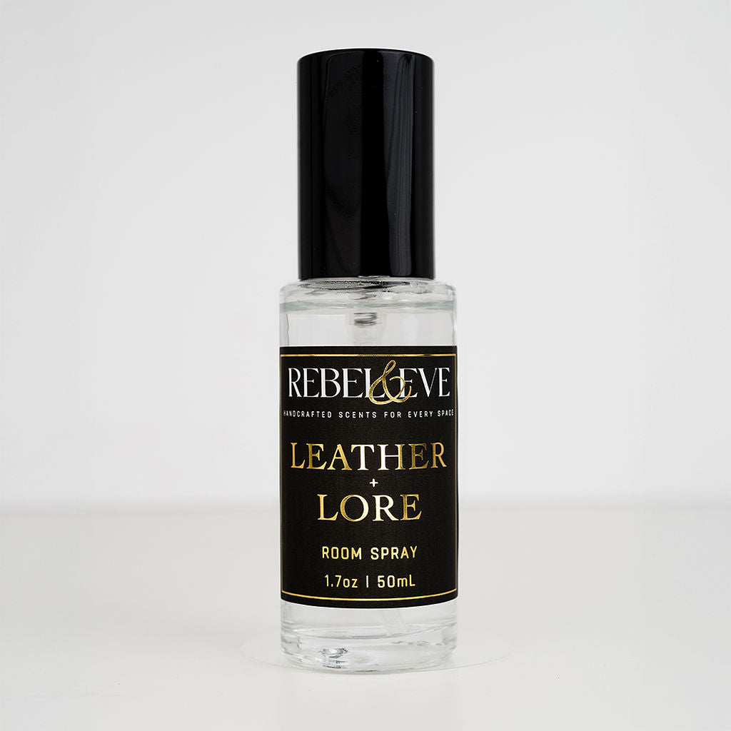 Leather + Lore Room Spray - Library - Dark Romance Crates