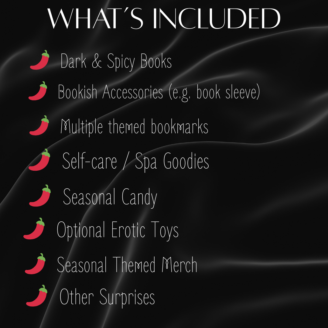 Special Edition Dark Romance Book Box - Sprayed Edges - Choose Your Theme - Dark Romance Crates