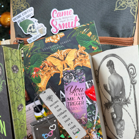 Special Edition Dark Romance Book Box - Sprayed Edges - Choose Your Theme - Dark Romance Crates