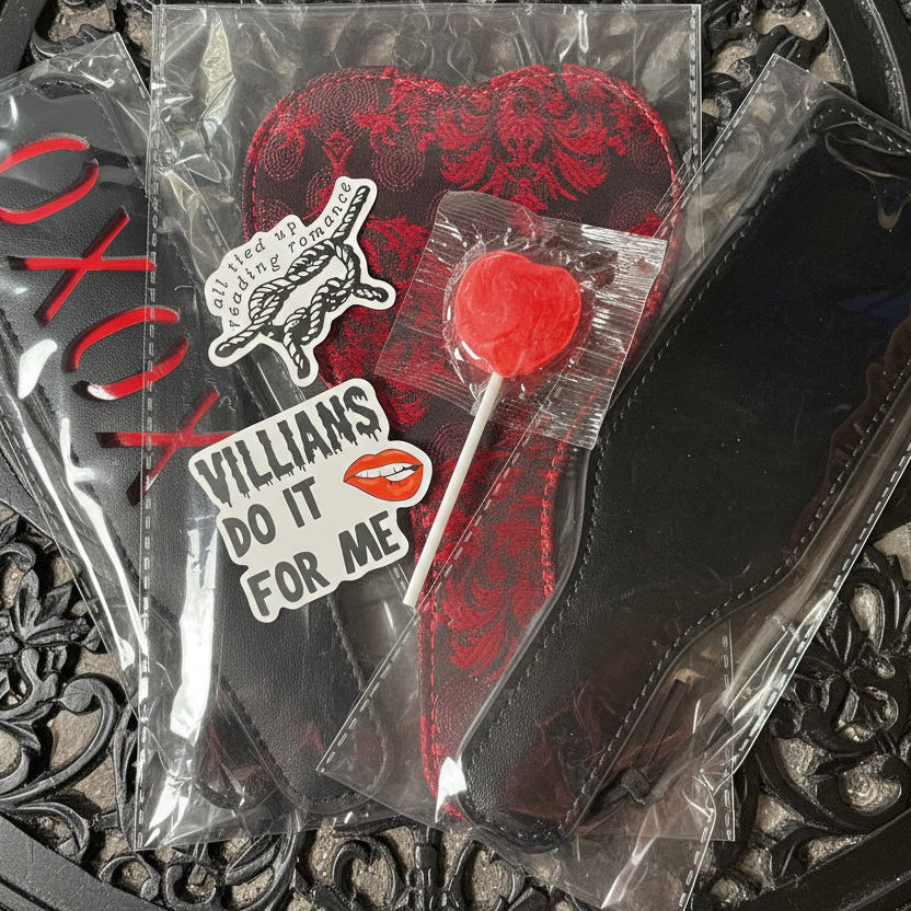 Horror Romance Crate: books + themed, custom merch, bookish accessories. Options at checkout. Subscribe & Save! Dark Romance Crates