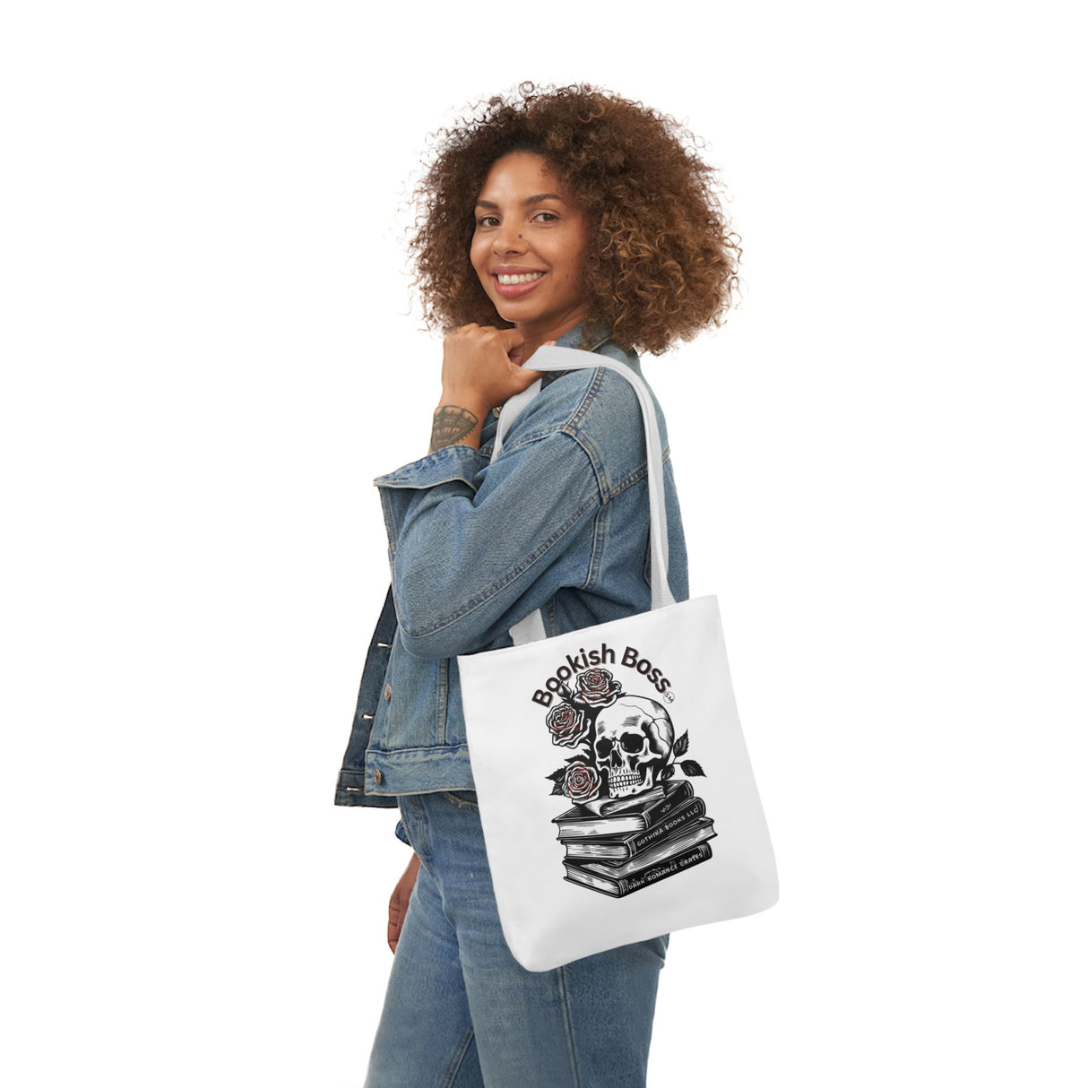 Bookish Canvas Book Tote