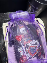 Luxury dark romance gift basket - spa, books, toy, gift wrap