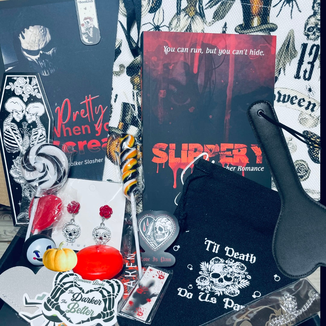 Dark Romance Book Box: Halloween Theme, Dark & Spicy Books, Merch