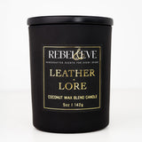 Leather + Lore Candle - Library - Dark Romance Crates