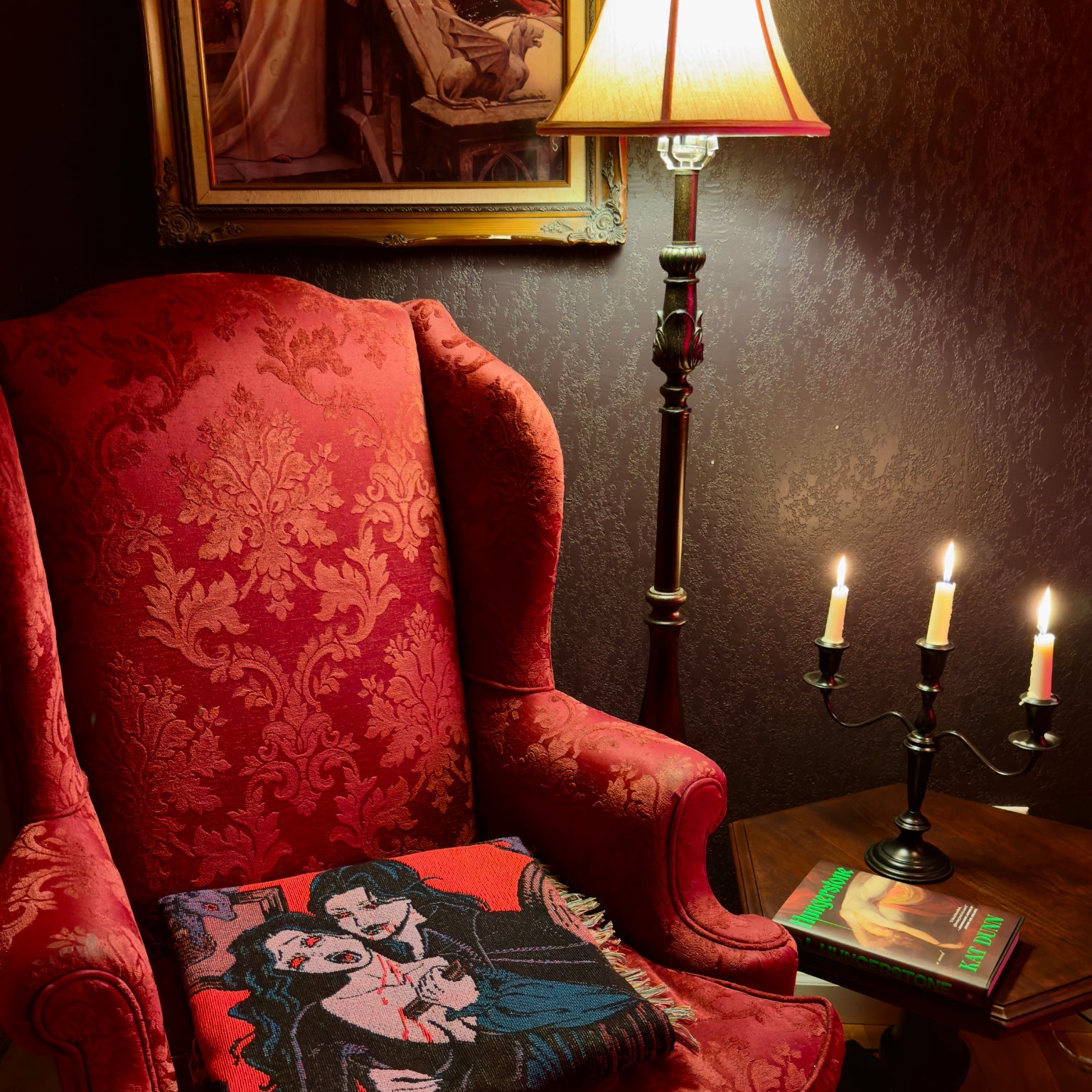 Love Bite - Vampire Romance Woven Blanket
