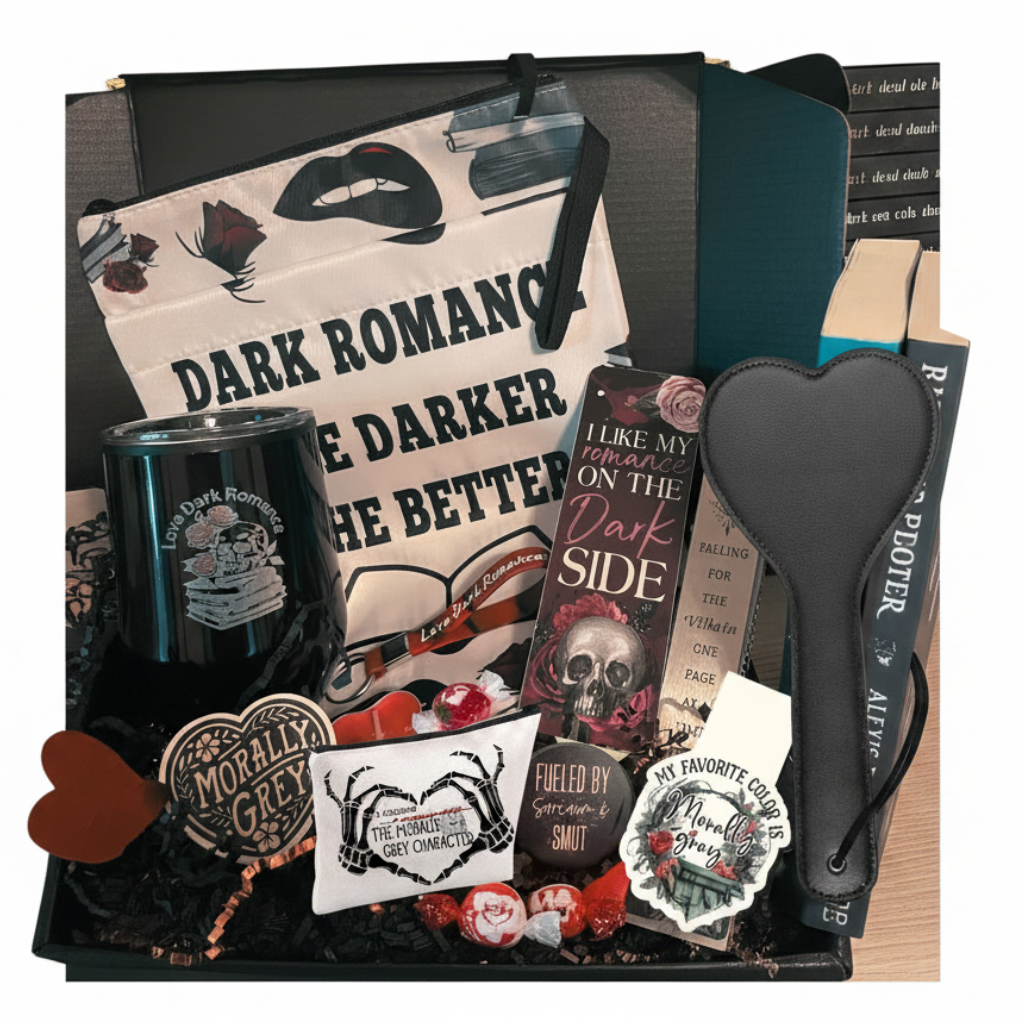 Trope-gasm Variety Box: Dark Romance tropes, toy, spa