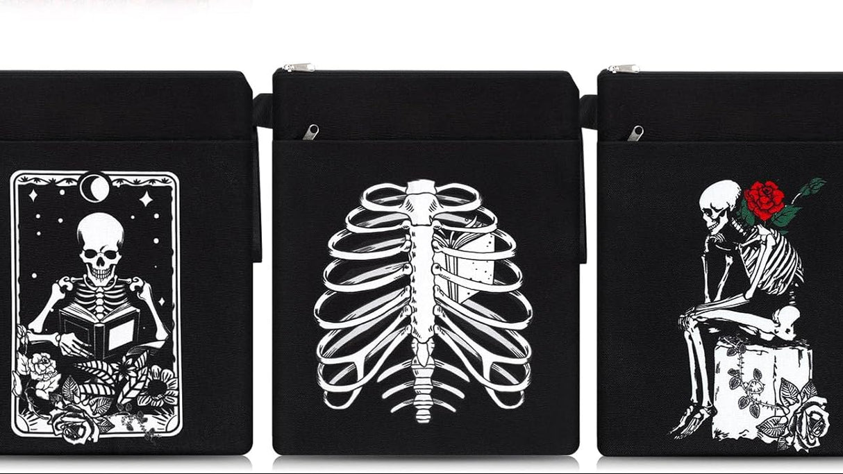 Gothic Skull Book Sleeves (see bulk rates)