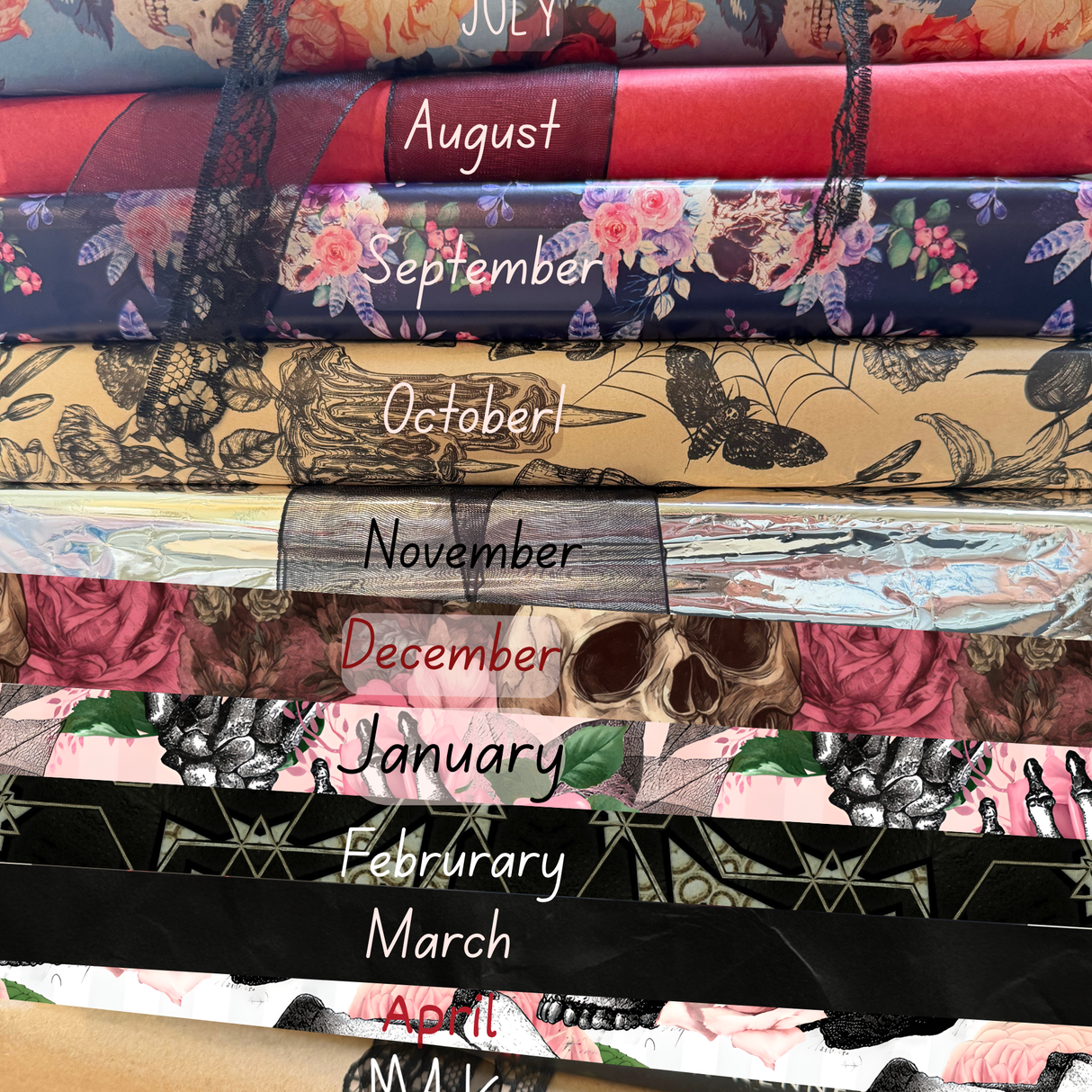 A Year of Dark Romance Books: 12 Month Supply + Special Birthday Goodies