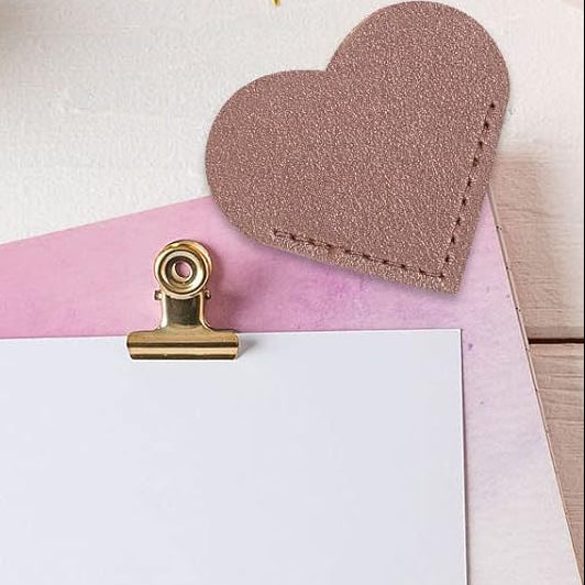 Dark Romance Bookmarks: Leather Corner Hearts (see bulk rate)