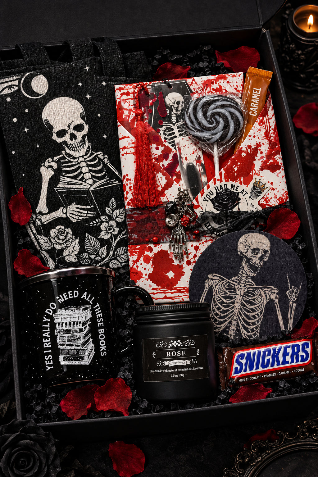 Blind Date Dark Romance Book Box - Choose Your Tropes - Custom Themed Merch