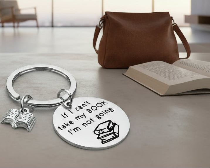 Book Lover Keychain Gift (see bulk rate)