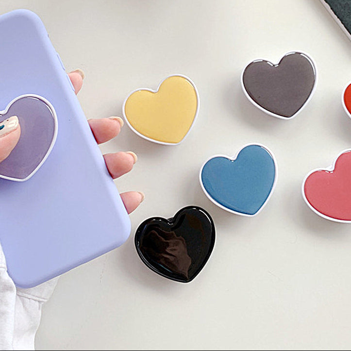 Heart Phone Grip E-Reader Holder (black. see bulk rate)