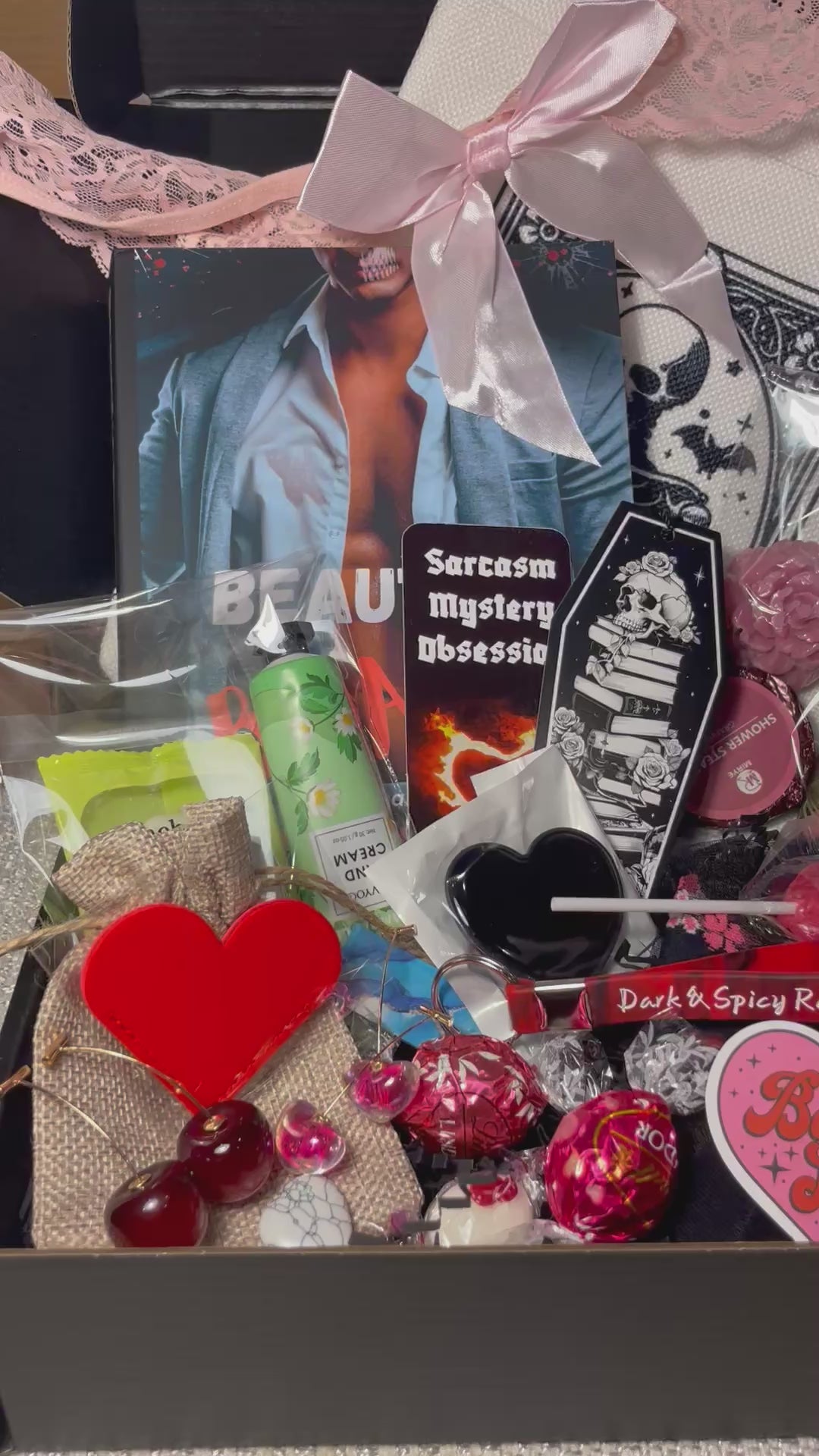 Dark Romance Gift Basket