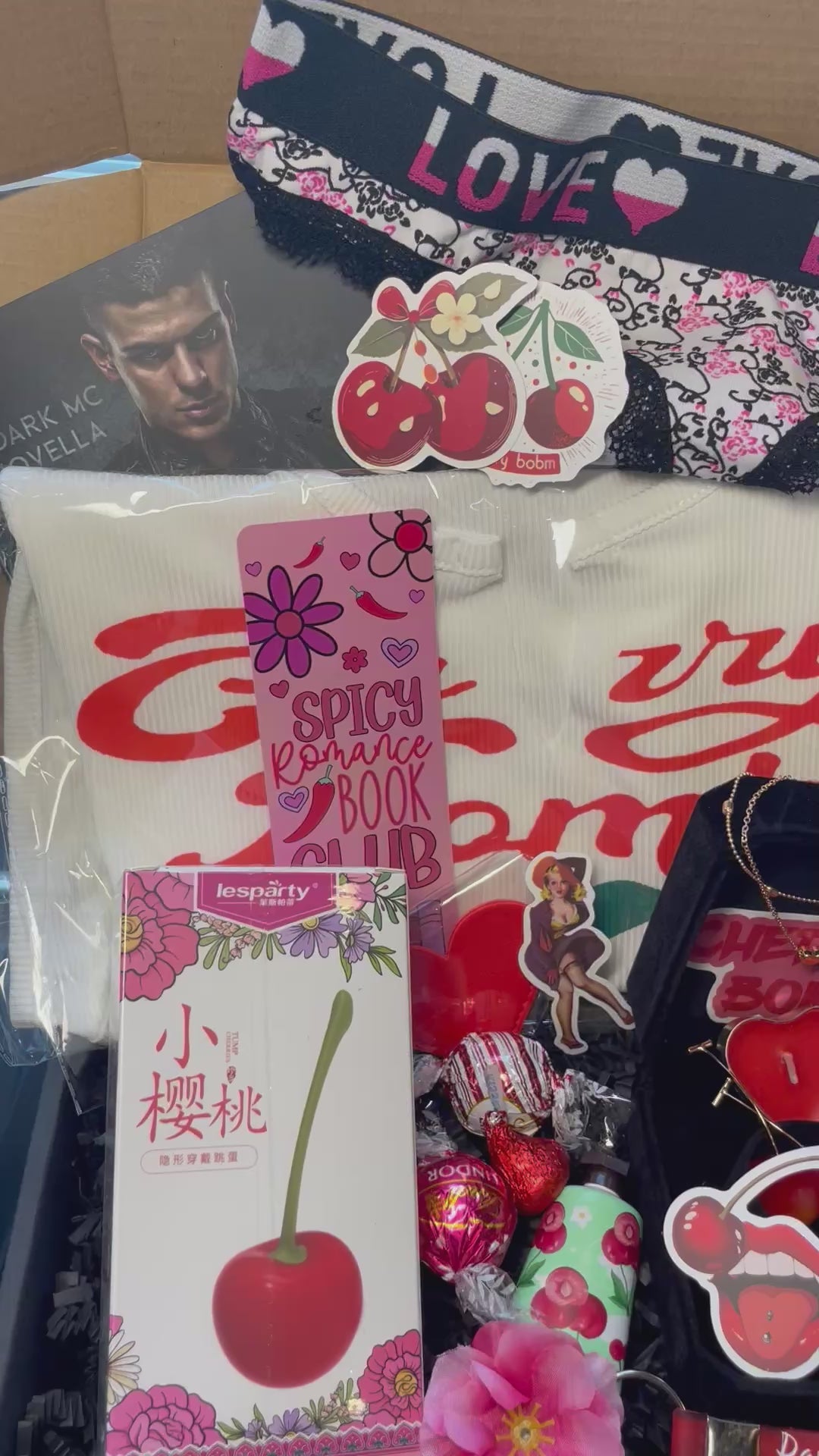 🍒Smutty Books Gift Basket: Books, 14k Gold & more!