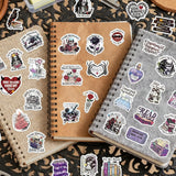 10-50 PCS Smutty Dark Romance Book Stickers for Kindle, Notebook, Bookish Reader Themed Sticker Pack Waterproof, Holographic (see bulk rate)